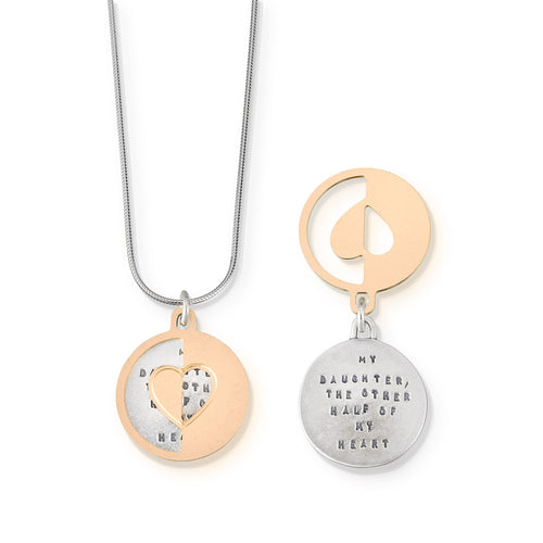 Kathy Bransfield: Pendant with Chain-My Daughter Other Half