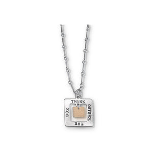 Kathy Bransfield: Pendant with Chain-Think Outside the Box