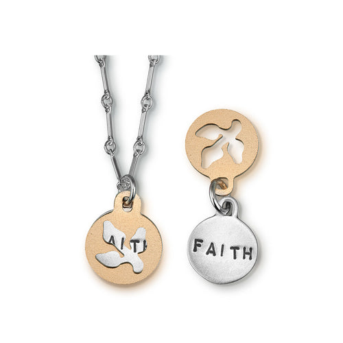 Kathy Bransfield: Pendant with Chain- Faith