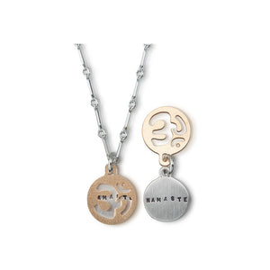 Kathy Bransfield: Pendant with Chain- OM Namaste