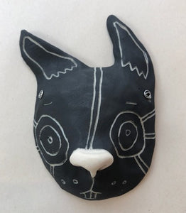 Oxide Pottery: Rabbit Critter Head