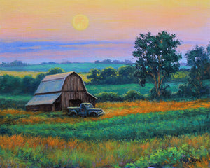 Hans Eric Olson: "Relics of the Past" Oil Painting