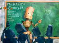 Lauren Briere - Robots In Rowboats: "Teacher Bot" Print