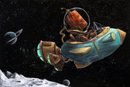 Lauren Briere - Robots In Rowboats: "Astro Bot" Print