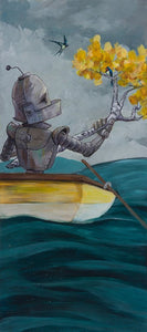 Lauren Briere - Robots In Rowboats: "Birds Bot" Print