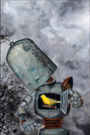 Lauren Briere - Robots In Rowboats: "Canary Bot" Print