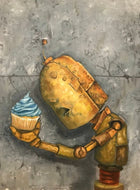 Lauren Briere - Robots In Rowboats: "Cupcake Bot" Print