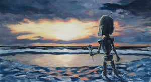 Lauren Briere - Robots In Rowboats: "Farewell Beach Bot" Print