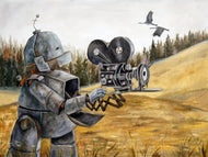 Lauren Briere - Robots In Rowboats: "Film Bot" Print