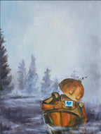 Lauren Briere - Robots In Rowboats: "Heart Bot" Print