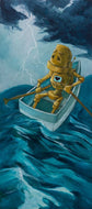 Lauren Briere - Robots In Rowboats: "Lightening Bot" Print
