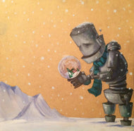 Lauren Briere - Robots In Rowboats: "Snow Globe Bot" Print