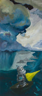 Lauren Briere - Robots In Rowboats: "Storm Bot" Print
