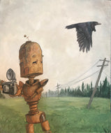Lauren Briere - Robots In Rowboats: "Swift Bot" Print