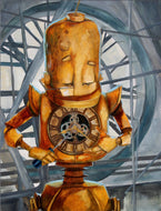 Lauren Briere - Robots In Rowboats: "Tinker Bot" Print