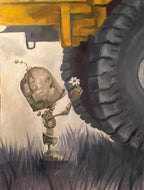 Lauren Briere - Robots In Rowboats: "Tiny Bot" Print