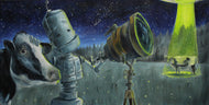 Lauren Briere - Robots In Rowboats: "Among Us Bot" Print