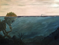 Lauren Briere - Robots In Rowboats: "Island Bot" Print