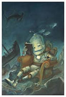 Lauren Briere - Robots In Rowboats: "Deep Reader Bot" Print