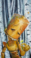 Lauren Briere - Robots In Rowboats: "Dandelion Birch Bot" Print