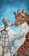 Lauren Briere - Robots In Rowboats: "Giraffe Bot" Print