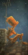 Lauren Briere - Robots In Rowboats: "Rooftop Bot" Print