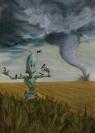 Lauren Briere - Robots In Rowboats: "Tornado Bot" Print