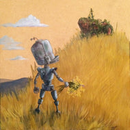 Lauren Briere - Robots In Rowboats: "Tractor Bot" Print