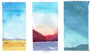 Hal Ide: "3 Simple Landscapes" Watercolor Class