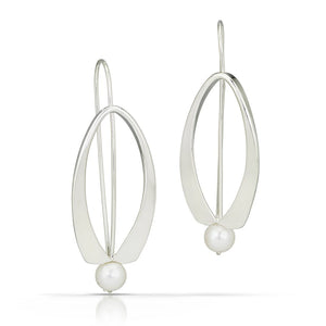 Susan Panciera: Wishbone w/ Pearl Earrings
