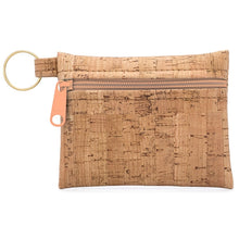 Natalie Therese: Be Organized Key Chain Cork Pouch-various zipper colors