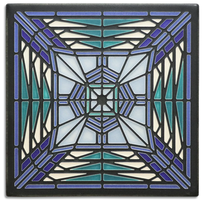 Motawi Tile: 8x8 Prairie Butterfly