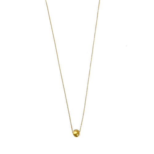 Philippa Roberts: One Ball Necklace Gold