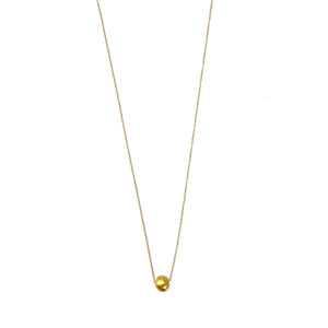 Philippa Roberts: One Ball Necklace Gold