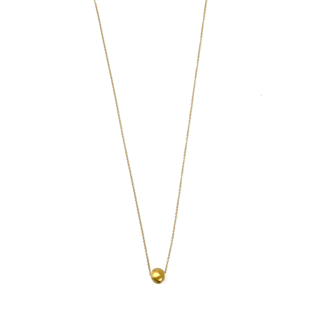 Philippa Roberts: One Ball Necklace Gold