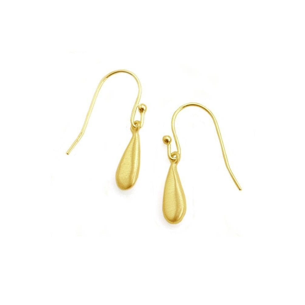 Philippa Roberts: Hope Tiny Drop Earrings Gold