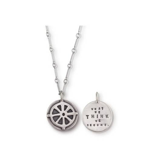 Kathy Bransfield: Buddhist Wheel Necklace