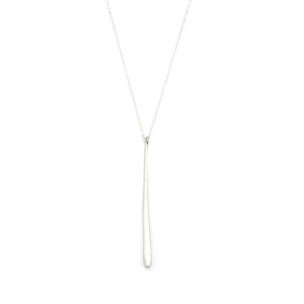 Philippa Roberts: Bliss-Long Stick Necklace Silver