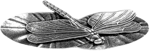 Oberon: Dragonfly Barrette 80mm